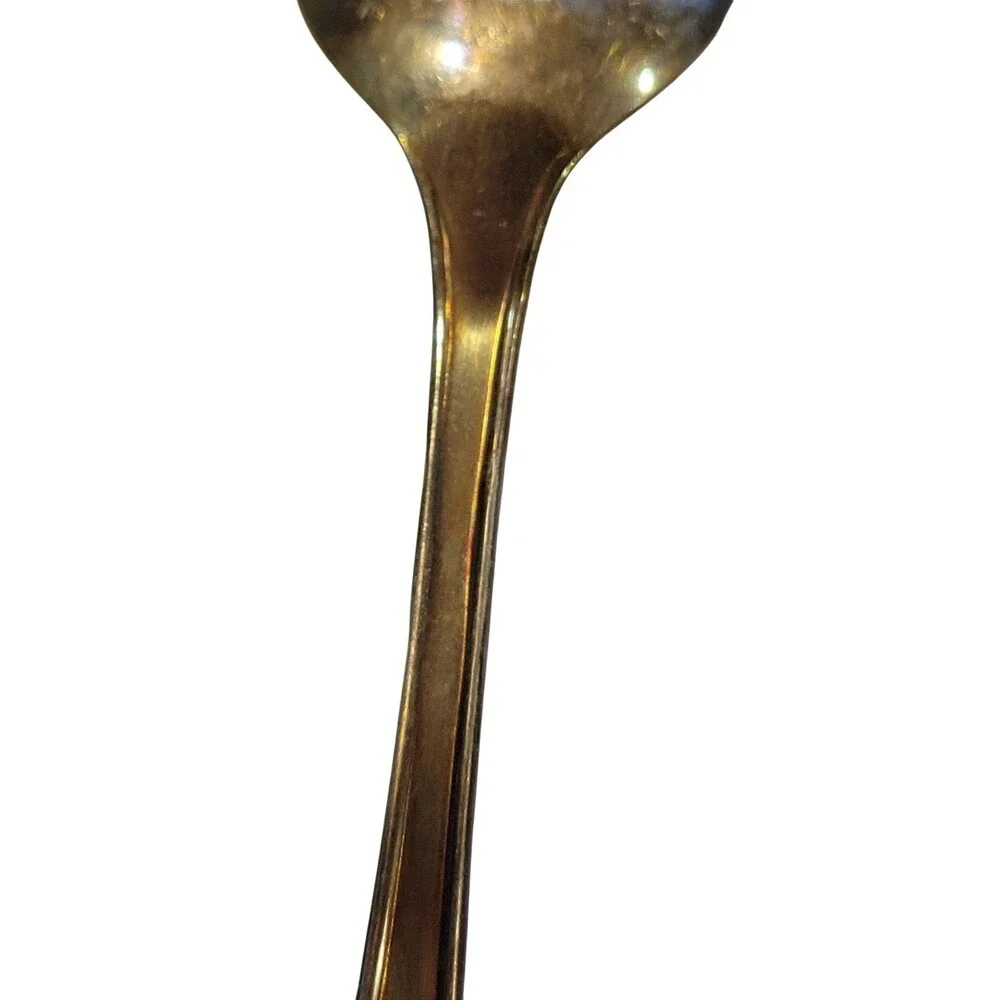 Egyptian Revival Scarab Demitasse Coffee Baby Spoon 4.5